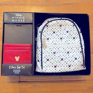 Disney Mini Mouse backpack & wallet kids gift set only 2 pieces new with tags.